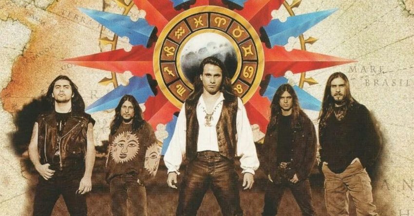 banda angra em 1996 - disco Holy Land do Angra