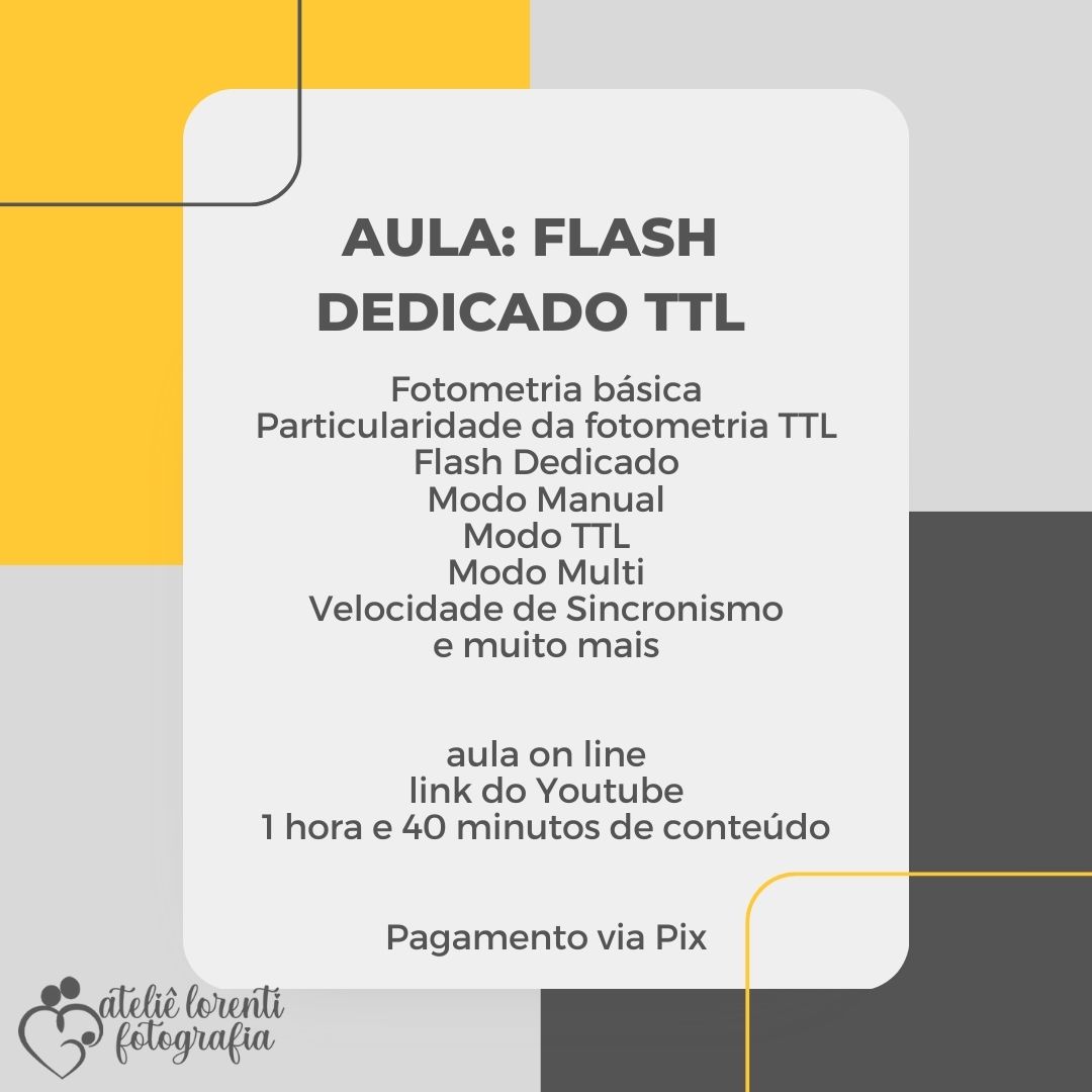 aula de flash dedicado TTL
